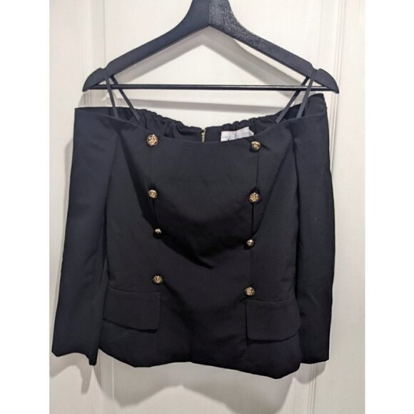 NWT Line & Dot | Cecil Button-Front Off-the-Shoulder Blouse - Picture 4 of 10